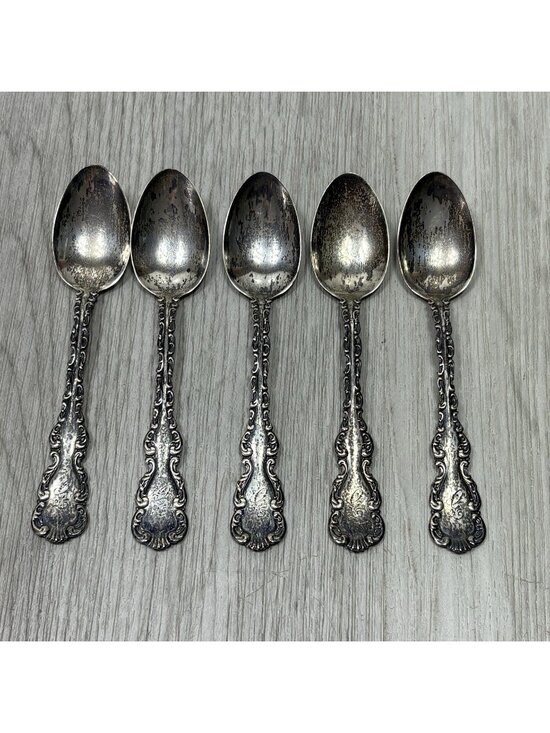 Other - 5 - ANTIQUE PAT 1891 STERLING SILVER H. J. HOWE SPOON 5 1/4" Monogrammed
